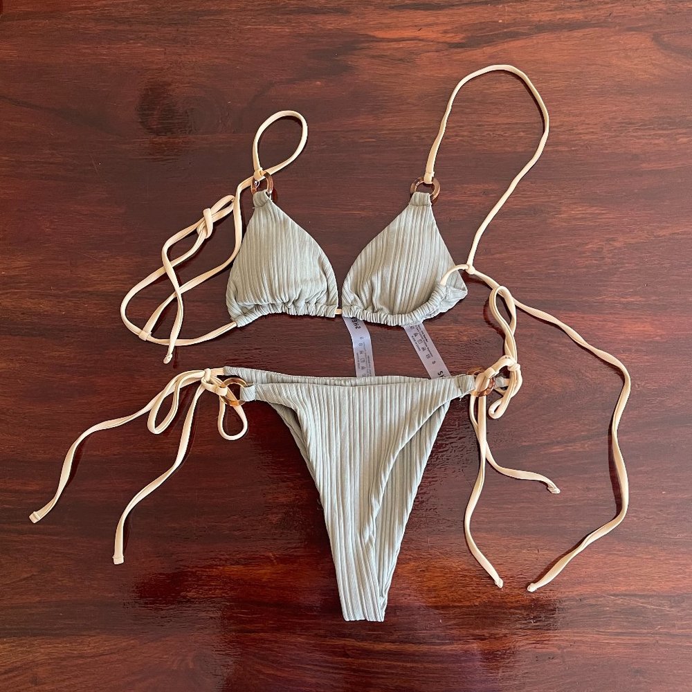 SHEIN ARMY GREEN BATHING SUIT